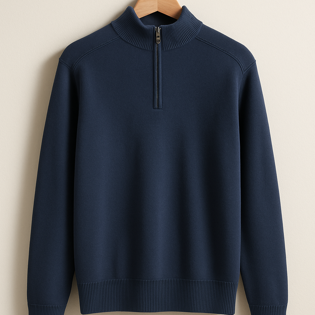 Pull en Maille - Demi-Zip