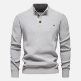 Constantino - Pull Maille Col Montant