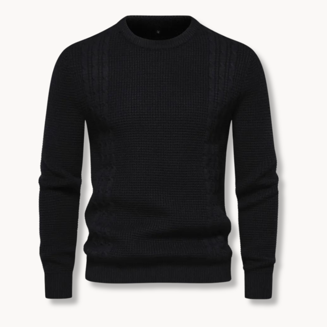 João - Pull Tricot Patchwork
