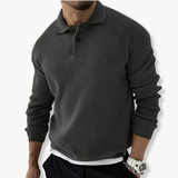 Miguel - Strick-Polo-Pullover