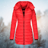 Drune | Taillierter Winter-Puffermantel für Damen