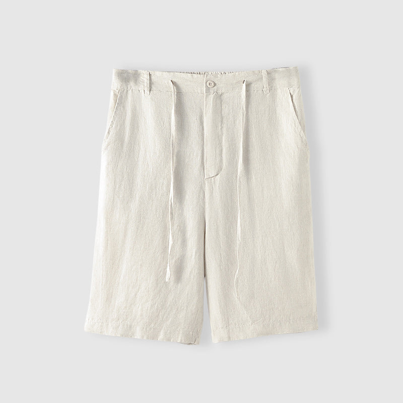 Shorts en Lin de Haute Qualité