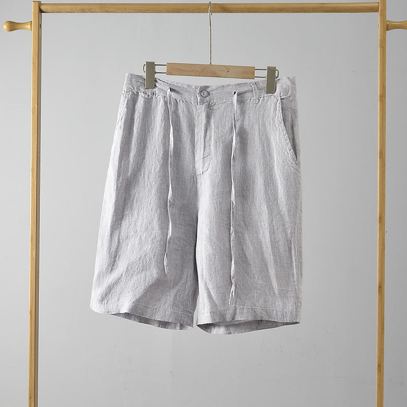 Shorts en Lin de Haute Qualité
