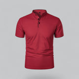 Arthur | Collarless Polo Shirt