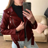 Drune | Lederjacke Mit Herbst-Winter Wärme Für Frauen