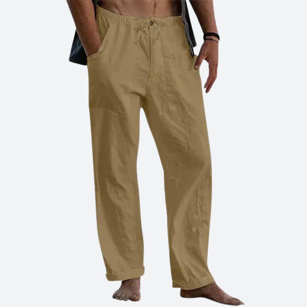 Pantalons en Lin Classiques