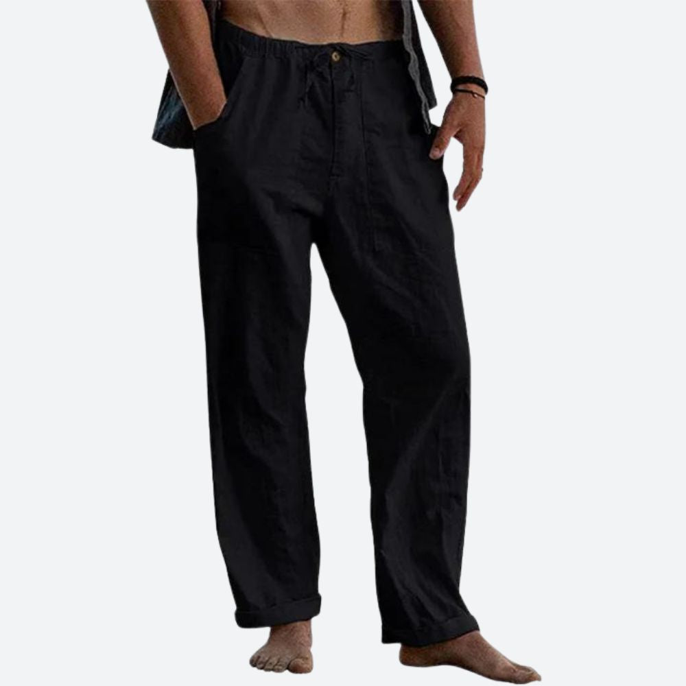 Pantalons en Lin Classiques