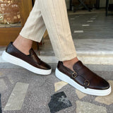 Leder Mokassins Slip-On