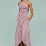 LIYANA | Spiral-Rüschenkleid