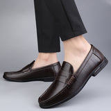 Elegante Premium-Leder Mokassins