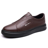 Chaussures Slip-On en Cuir