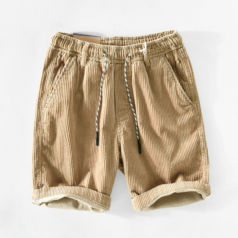 Shorts en Velours Côtelé