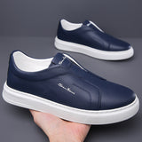 Chaussures Slip-On en Cuir