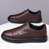 Chaussures Slip-On en Cuir