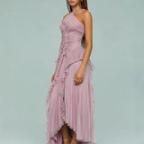 LIYANA | Spiral-Rüschenkleid
