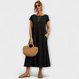 Elena | Leichtes Sommerkleid mit Taschen