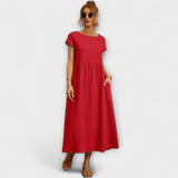 Elena | Leichtes Sommerkleid mit Taschen