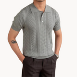 Polo - Strukturierter Jacquard-Mix