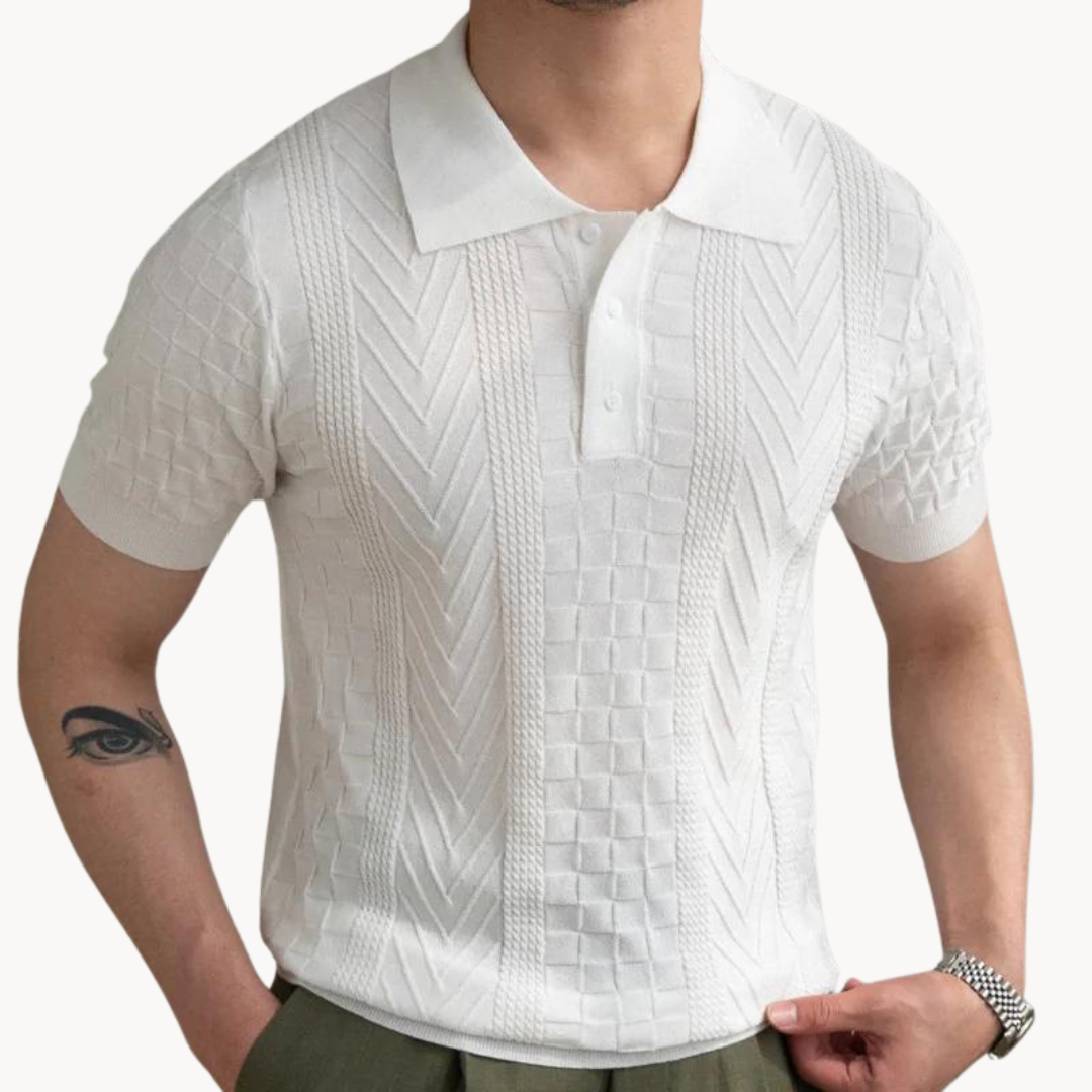 Polo - Mélange Texturé Jacquard