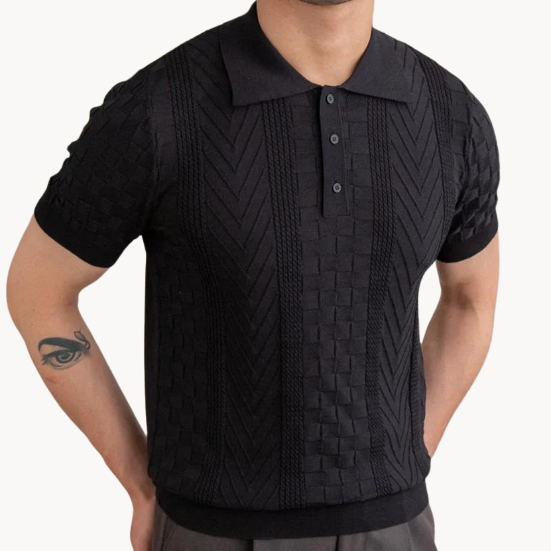 Polo - Mélange Texturé Jacquard