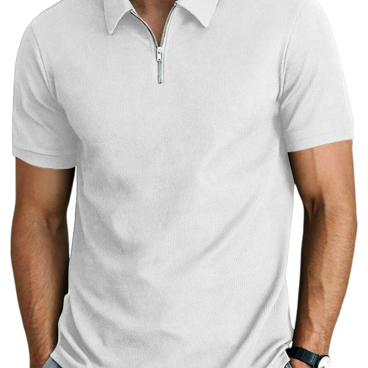 Chemise Polo - Mélange Léger Détendu
