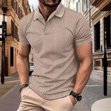 Polohemd - Struktur Jacquard Relaxed