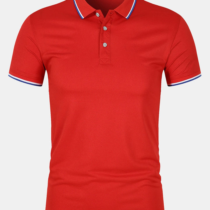 Chemise Polo - Fermeture à Bouton Maille