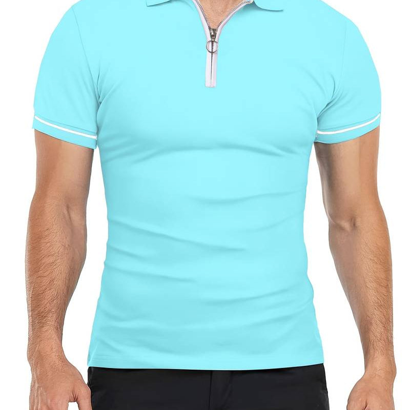 Chemise Polo - Col avec Zip Respirant