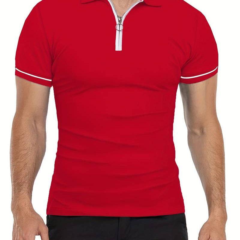 Chemise Polo - Col avec Zip Respirant