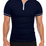 Polo-Shirt - Atmungsaktiver Reißverschlusskragen