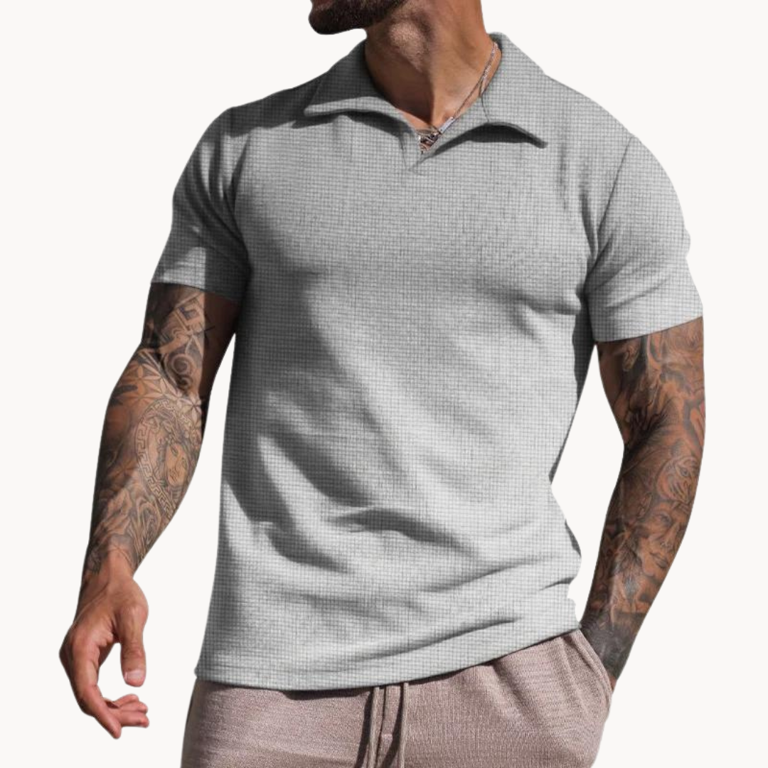 Polo - Fibres Teintées Col Johnny