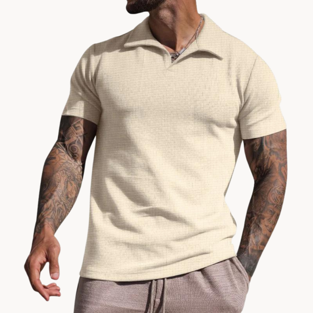 Polo - Fibres Teintées Col Johnny