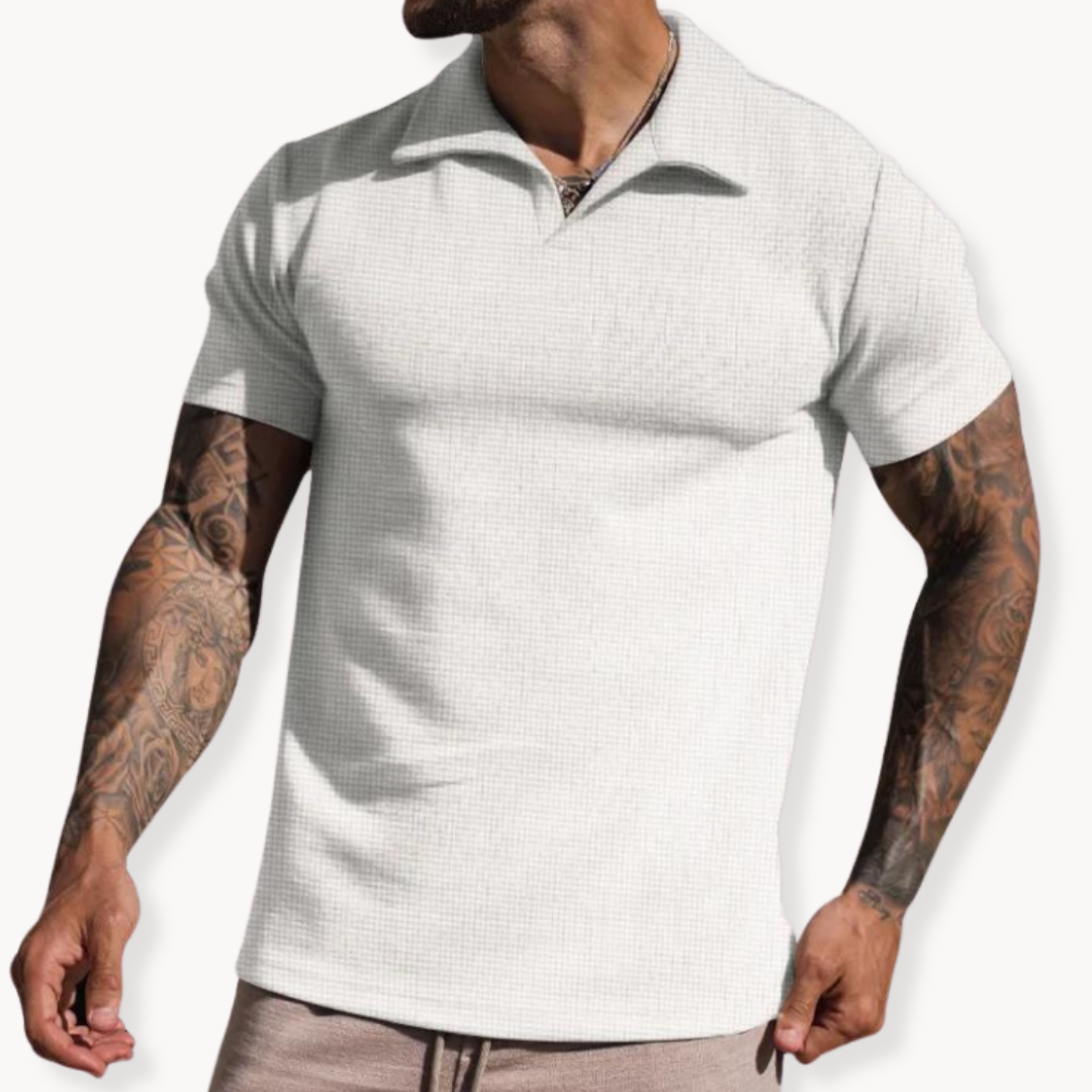 Polo - Fibres Teintées Col Johnny