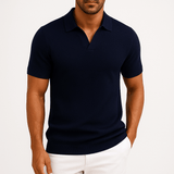 Polohemd aus Polyester - Texturiert