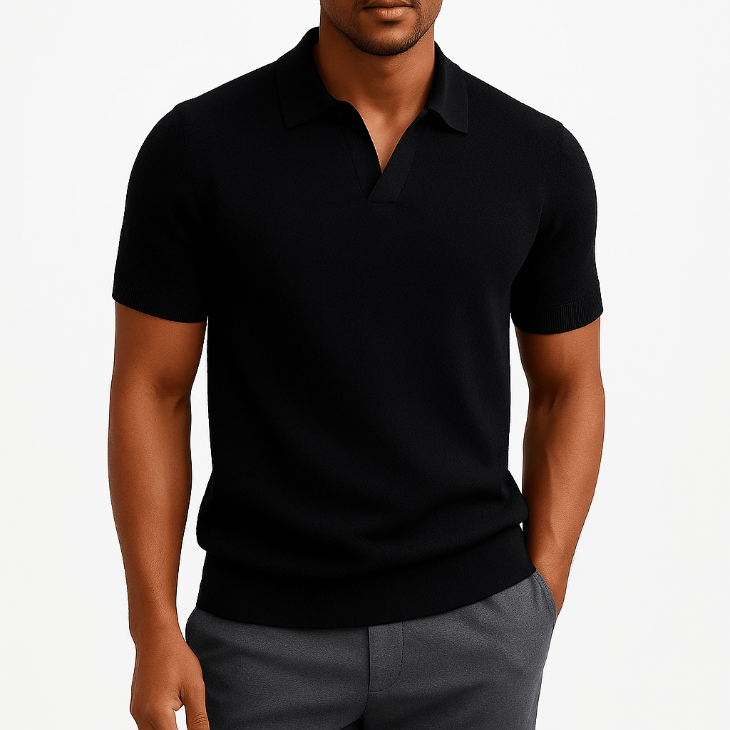 Chemise Polo en Polyester - Texturée