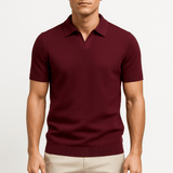 Chemise Polo en Polyester - Texturée