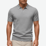 Polohemd aus Polyester - Texturiert