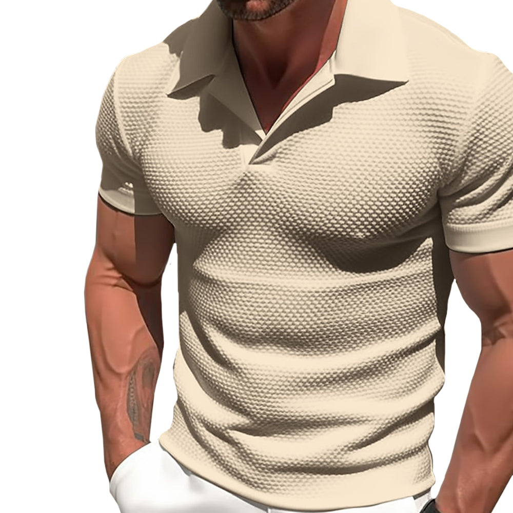Polo en Mélange de Polyester - Zip