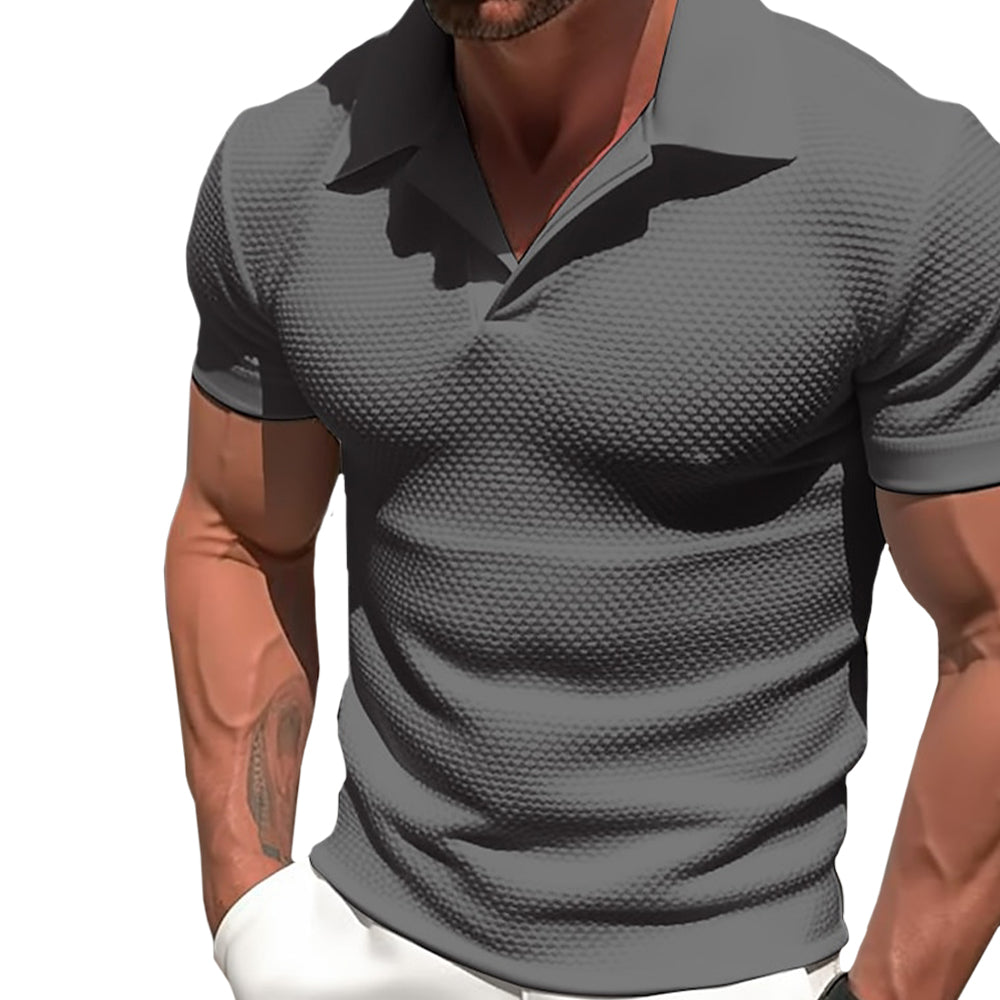 Polo en Mélange de Polyester - Zip