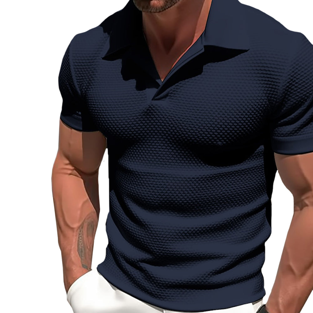 Polo en Mélange de Polyester - Zip