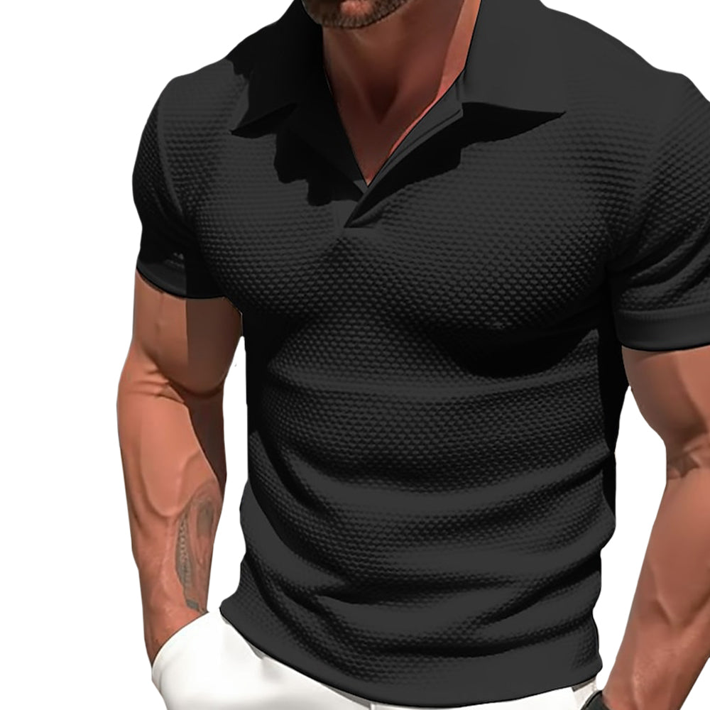 Polo en Mélange de Polyester - Zip