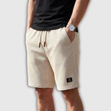 Vincent | Short Maille Gaufrée Taille Élastique