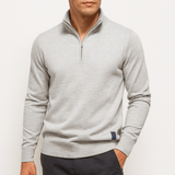 Sweater à Col Zippé - Coupe Ajustée