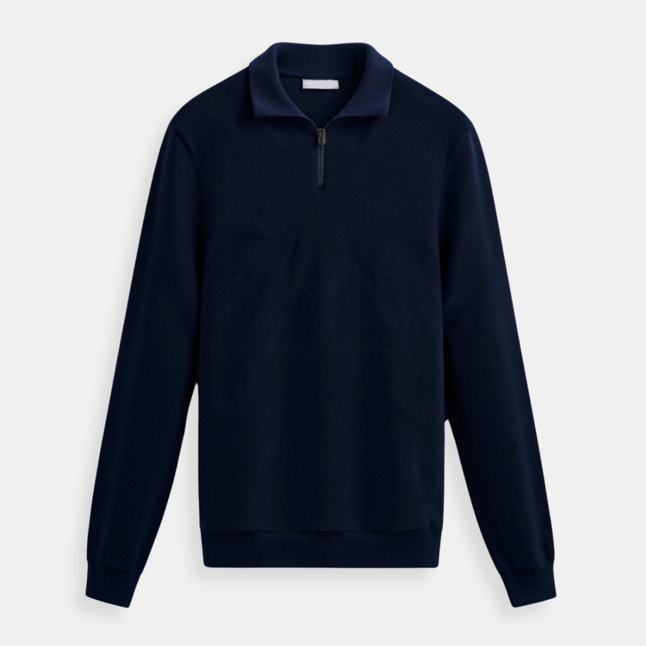 Pullover mit Stehkragen und Reißverschluss