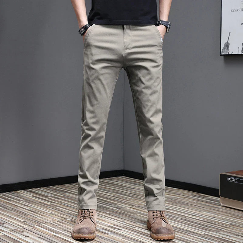 Pantalons en Coton Décontractés