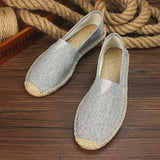 Lässige Segeltuch-Espadrilles