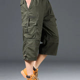 Lange Cargo-Shorts aus Baumwolle