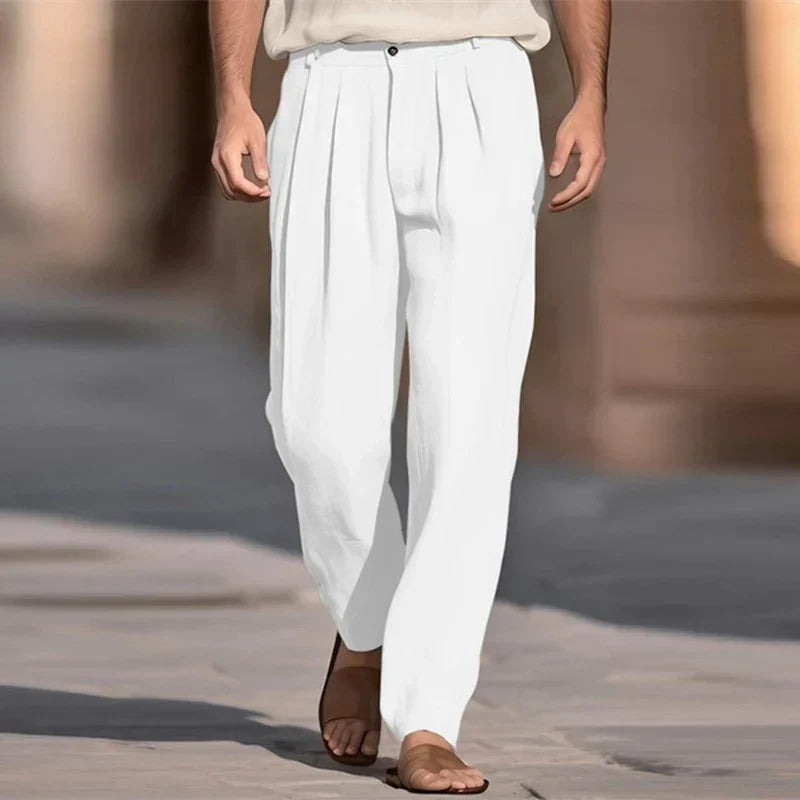 Pantalons en Lin Décontractés