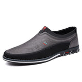Chaussures de Bureau en Cuir Slip-On