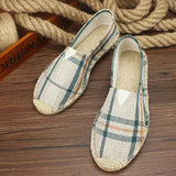 Lässige Segeltuch-Espadrilles